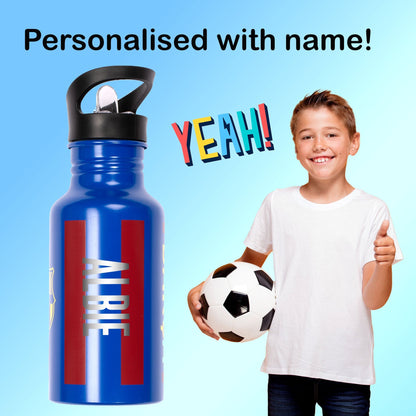 Gourde en acier inoxydable avec paille – Barcelona FC Metal 500ml
