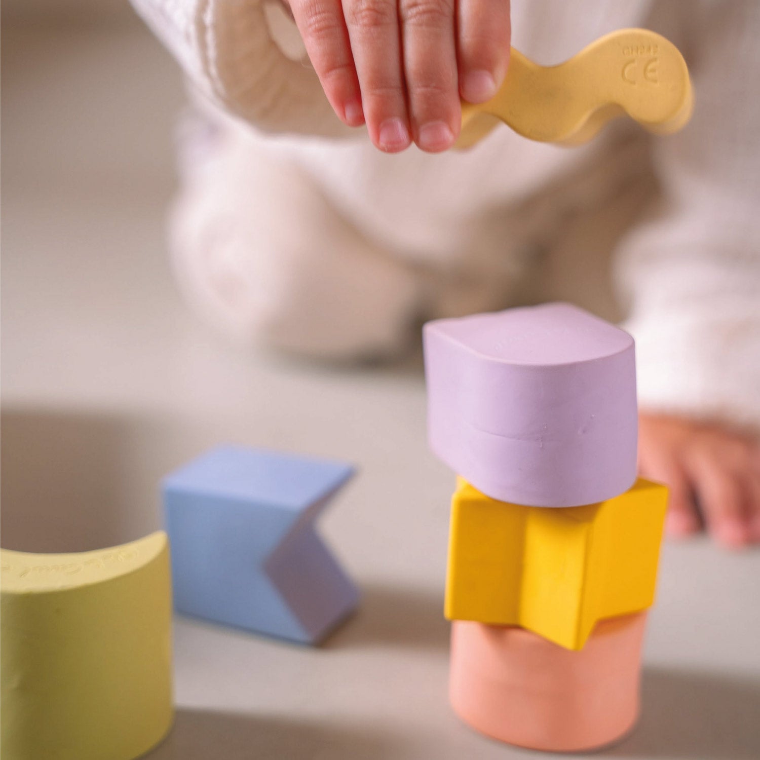 3 formes géométriques Étoile – Blocs à empiler bébé – vue produit 5