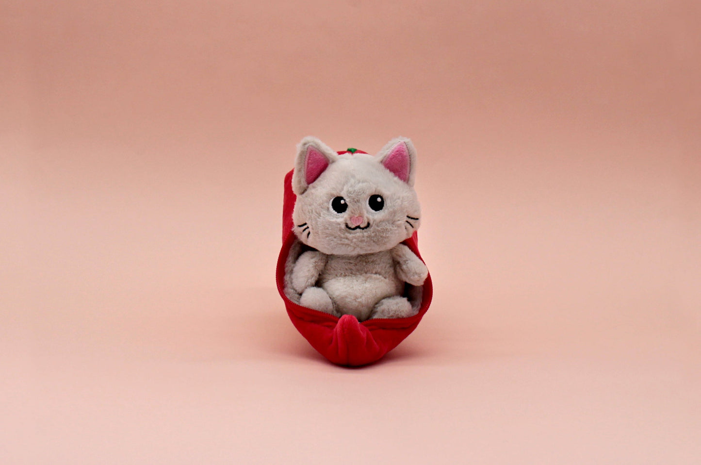 Peluche réversible Spicet le chat/piment – Flipetz – vue 11