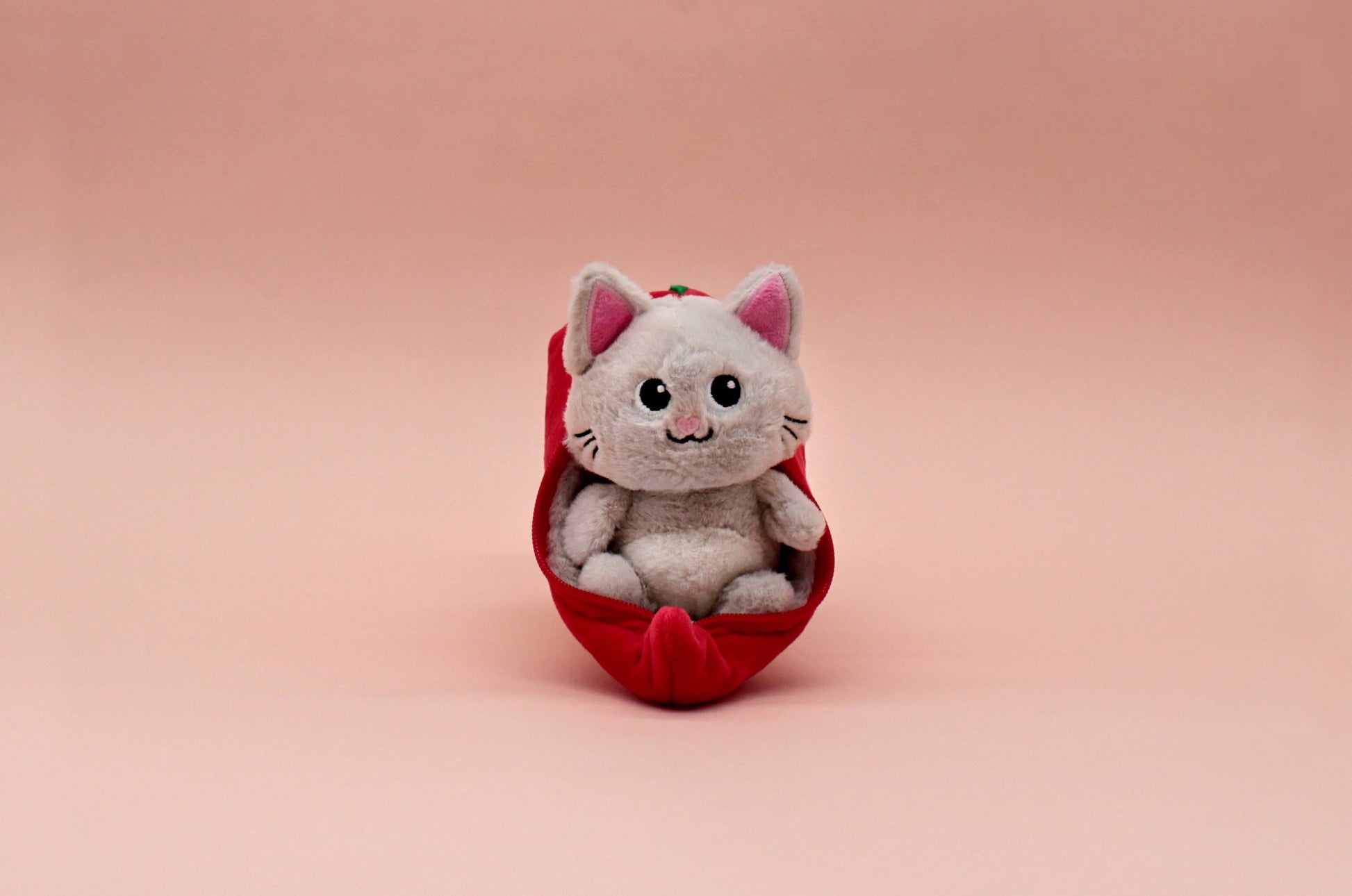 Peluche réversible Spicet le chat/piment – Flipetz – vue 11