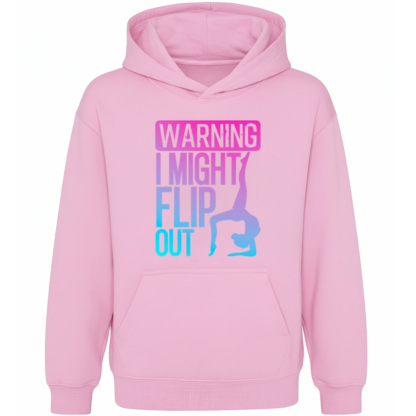 Sweat à capuche gymnastique – Fringoo Gymnastic for Cotton Rich Soft Hooded – Gymnastic Flip out- rose