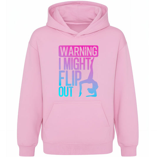 Kapuzenpullover für Gymnastik – Fringoo Gymnastic for Cotton Rich Soft Hooded – Gymnastic Flip out – Pink