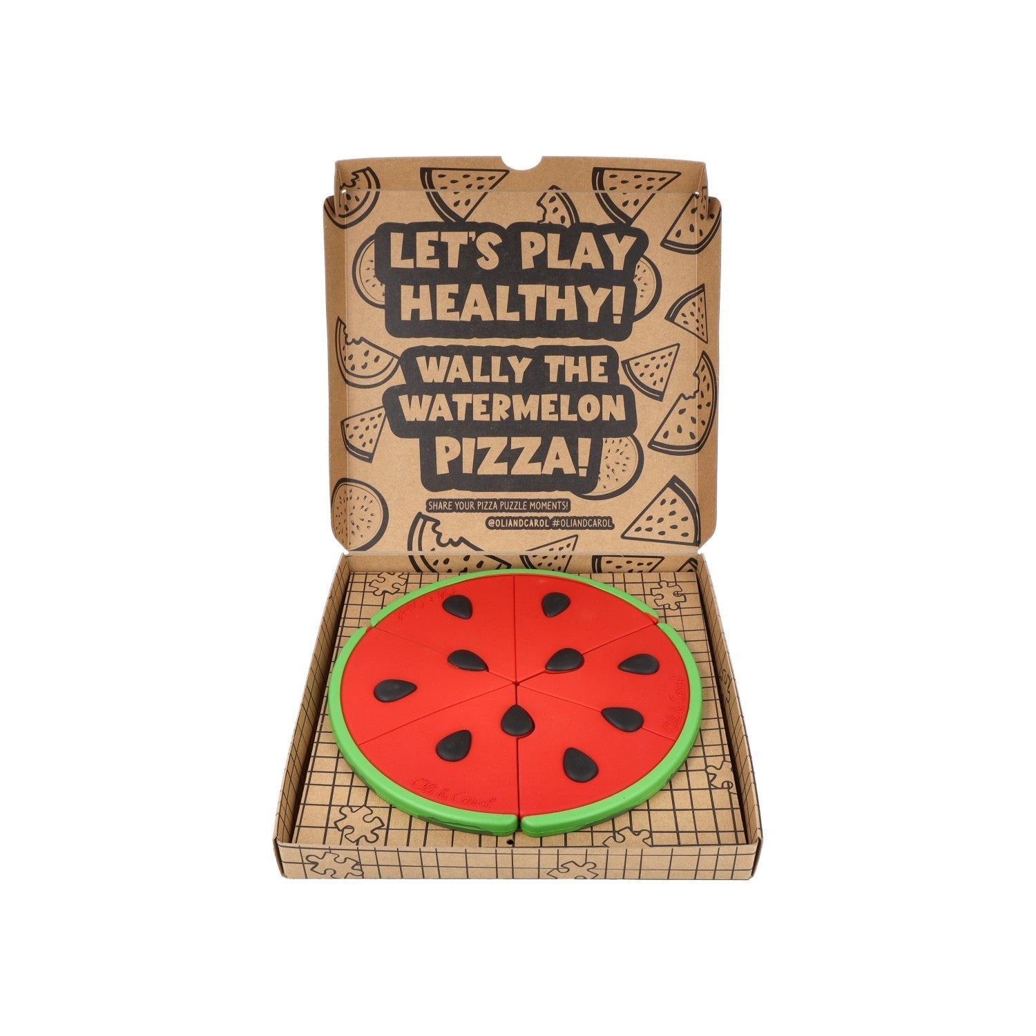 Wally la Pastèque Pizza – Puzzle bébé – vue produit 6