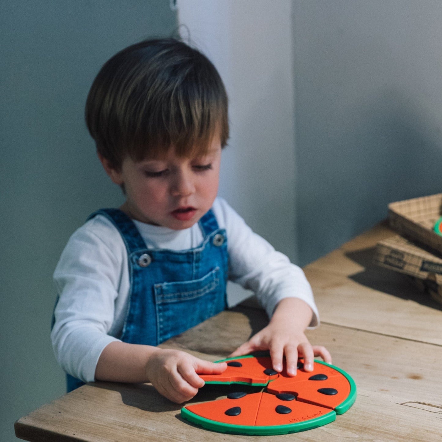 Wally la Pastèque Pizza – Puzzle bébé – vue produit 2