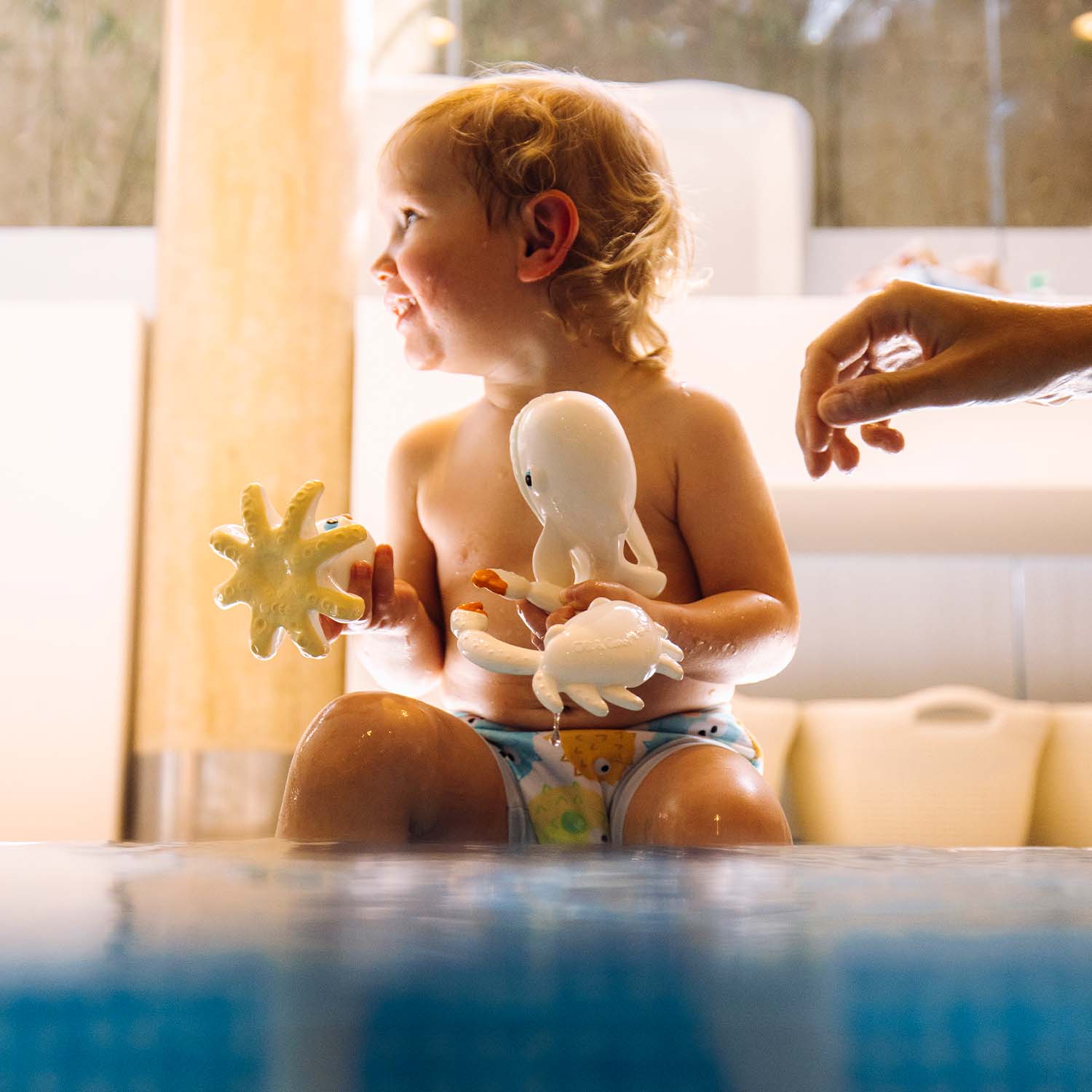 Orlando la Pieuvre – Jouet de bain bébé – vue produit 5