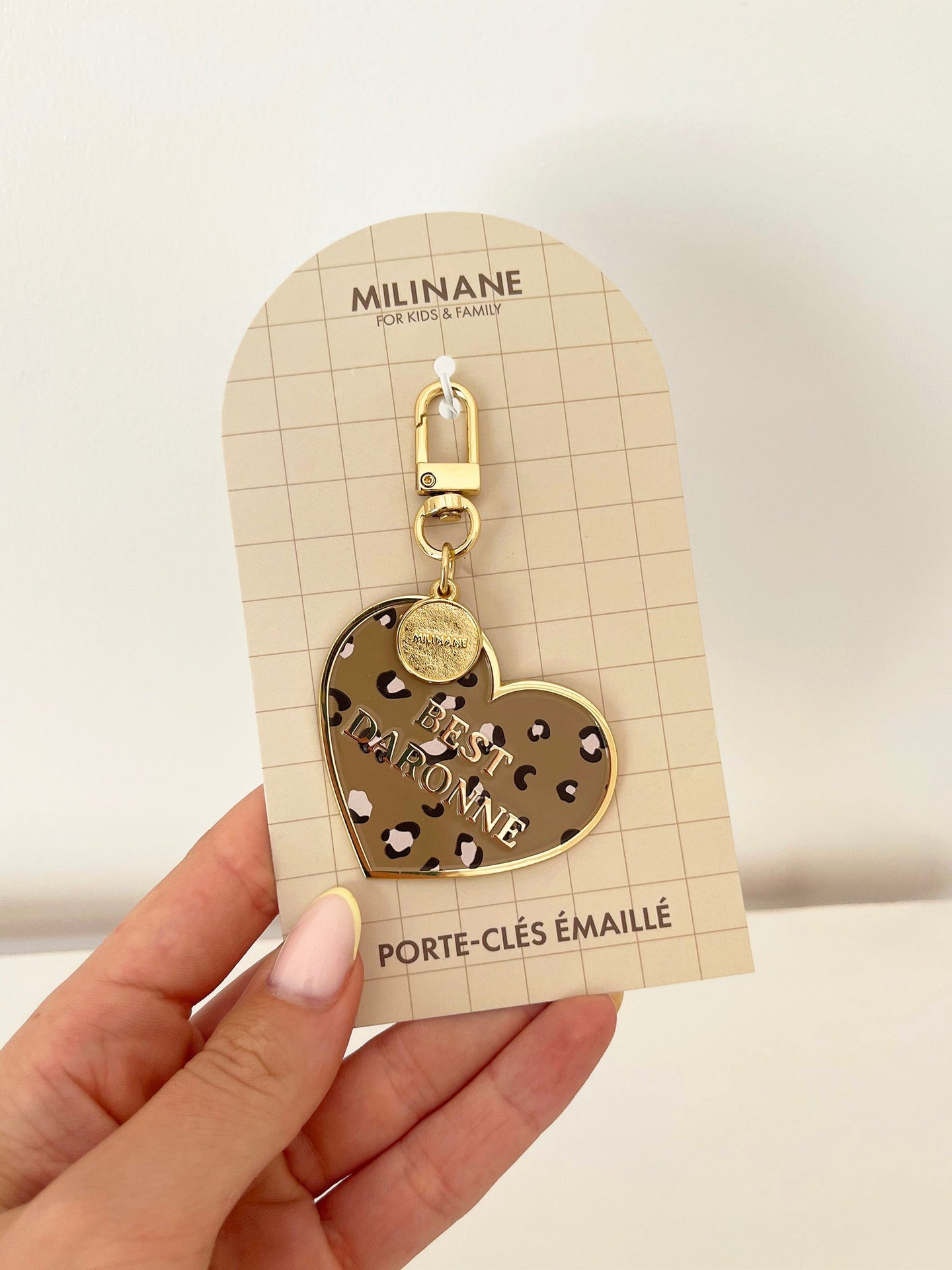 Schlüsselanhänger emaillierter Charm - ZOÉ