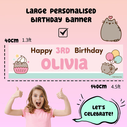 Bannière d’anniversaire – Pusheen for