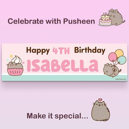 Bannière d’anniversaire – Pusheen for