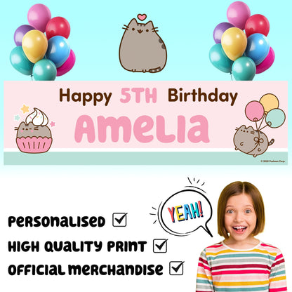 Bannière d’anniversaire – Pusheen for
