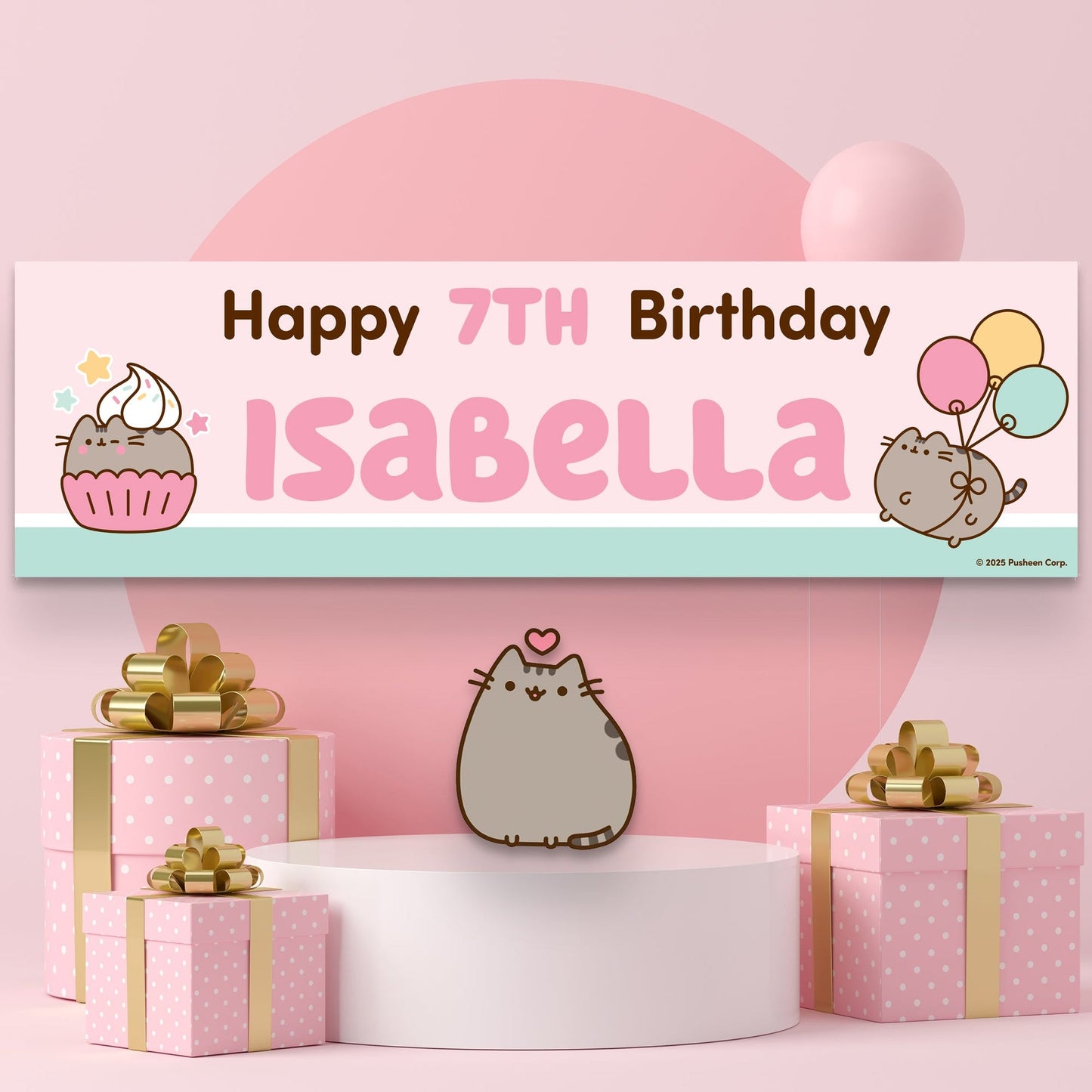 Bannière d’anniversaire – Pusheen for