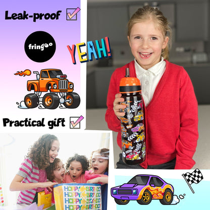 Straw Bottle – Race Cars