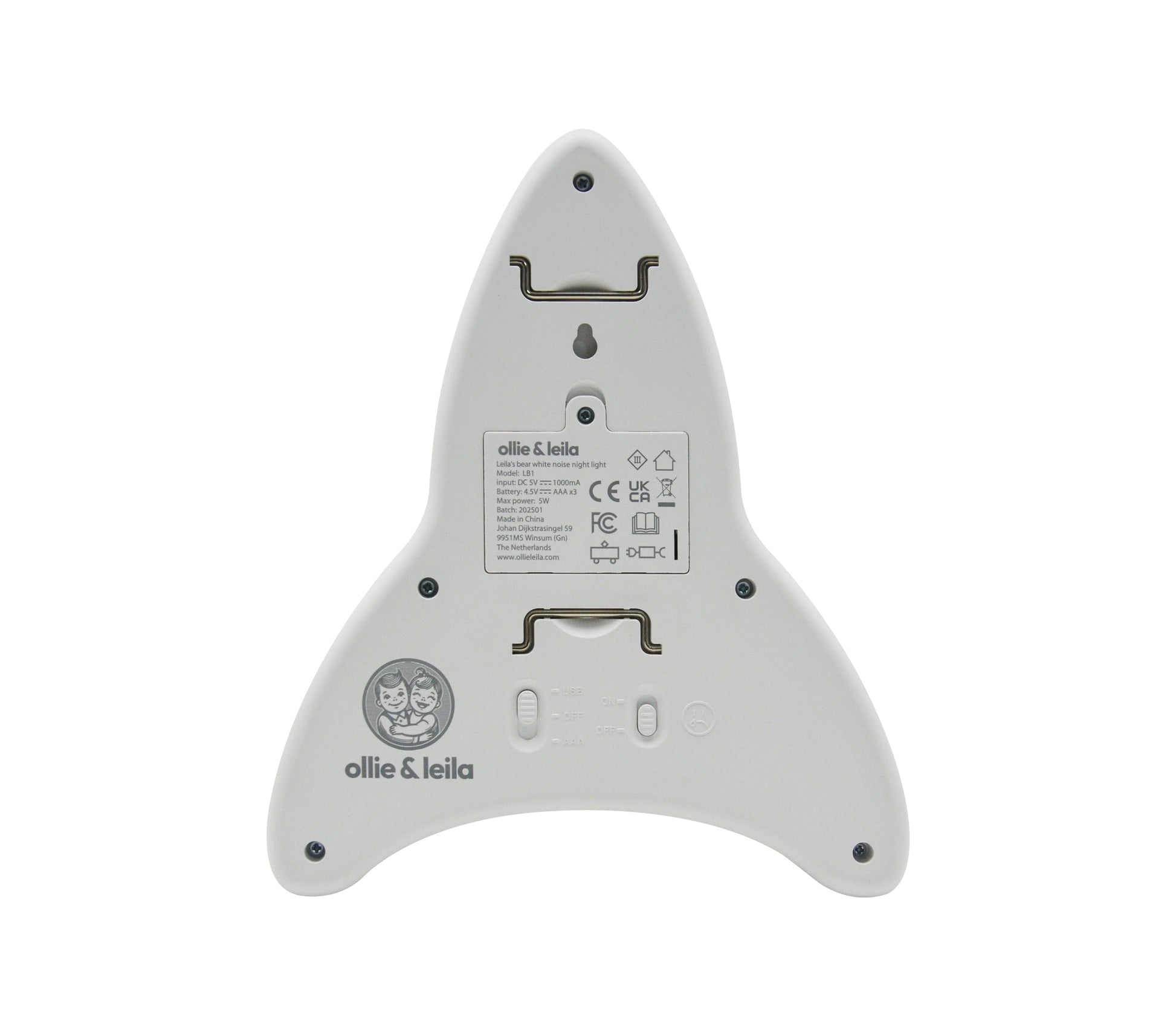 veilleuse bruits blancs fusee ollie leila