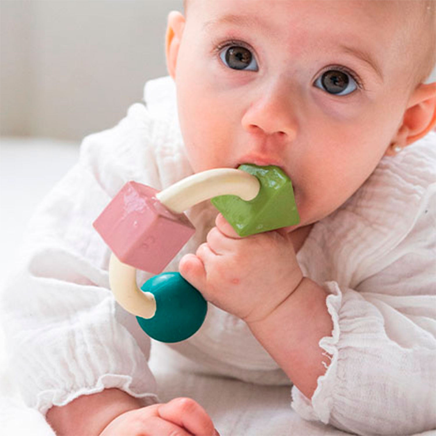 Anneau de dentition bébé – Couleurs douces – vue produit 2