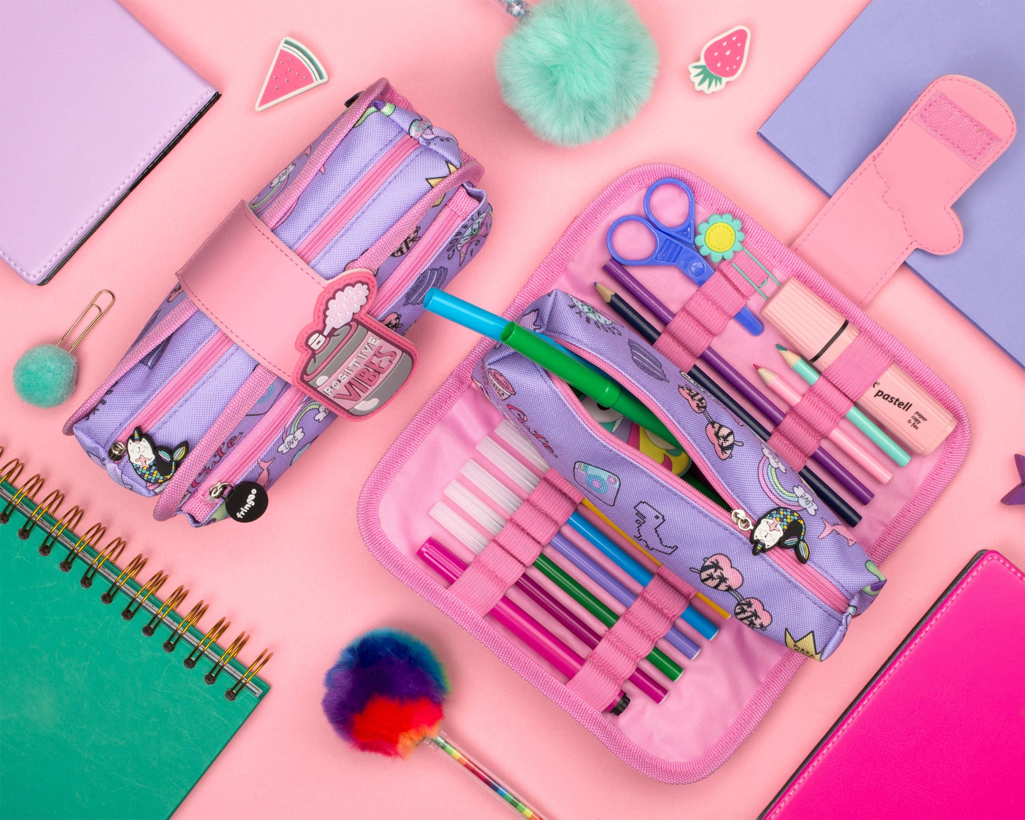 Silicone Patch Positive Vibesl Trousse scolaire
