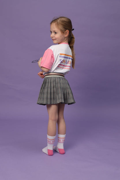 T-shirt Schulkind rose – vue produit 4