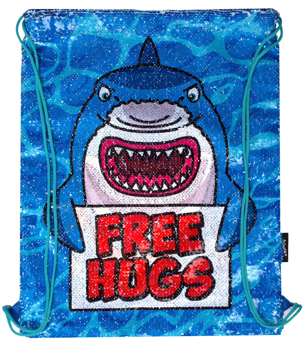 Sequin Drawstring Backpack – Shark's Hug