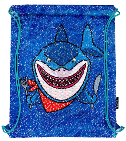 Sequin Drawstring Backpack – Shark's Hug
