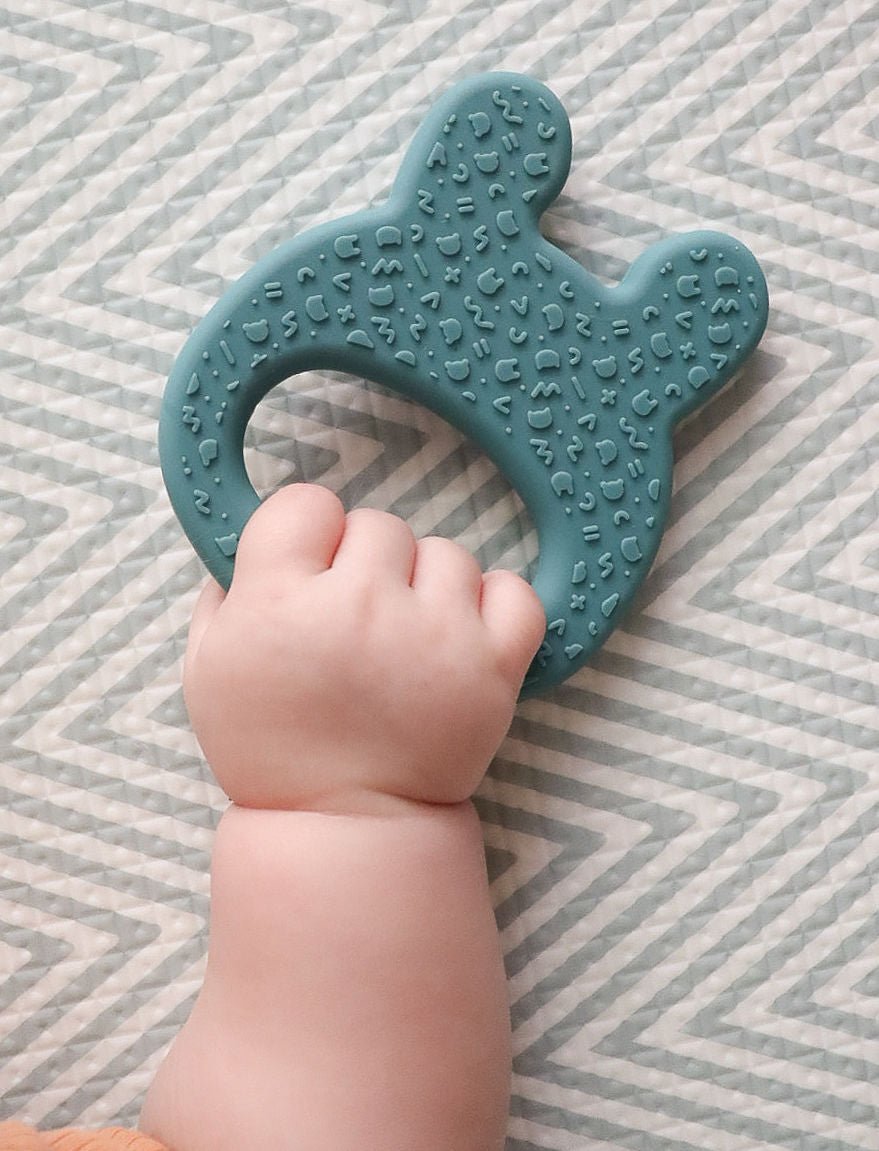 Entenblau Kaninchen -Gebiss Ring