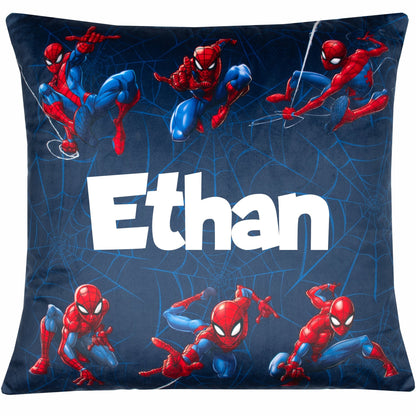 Housse de coussin Spider-Man – Marvel Spider-Man 44 x 44 cm Super Soft Pillow Case for Boys Bedroom Home Décor Gift for Boys