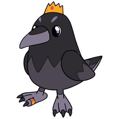 Peluche Mini Squishable – Corbeau Roi