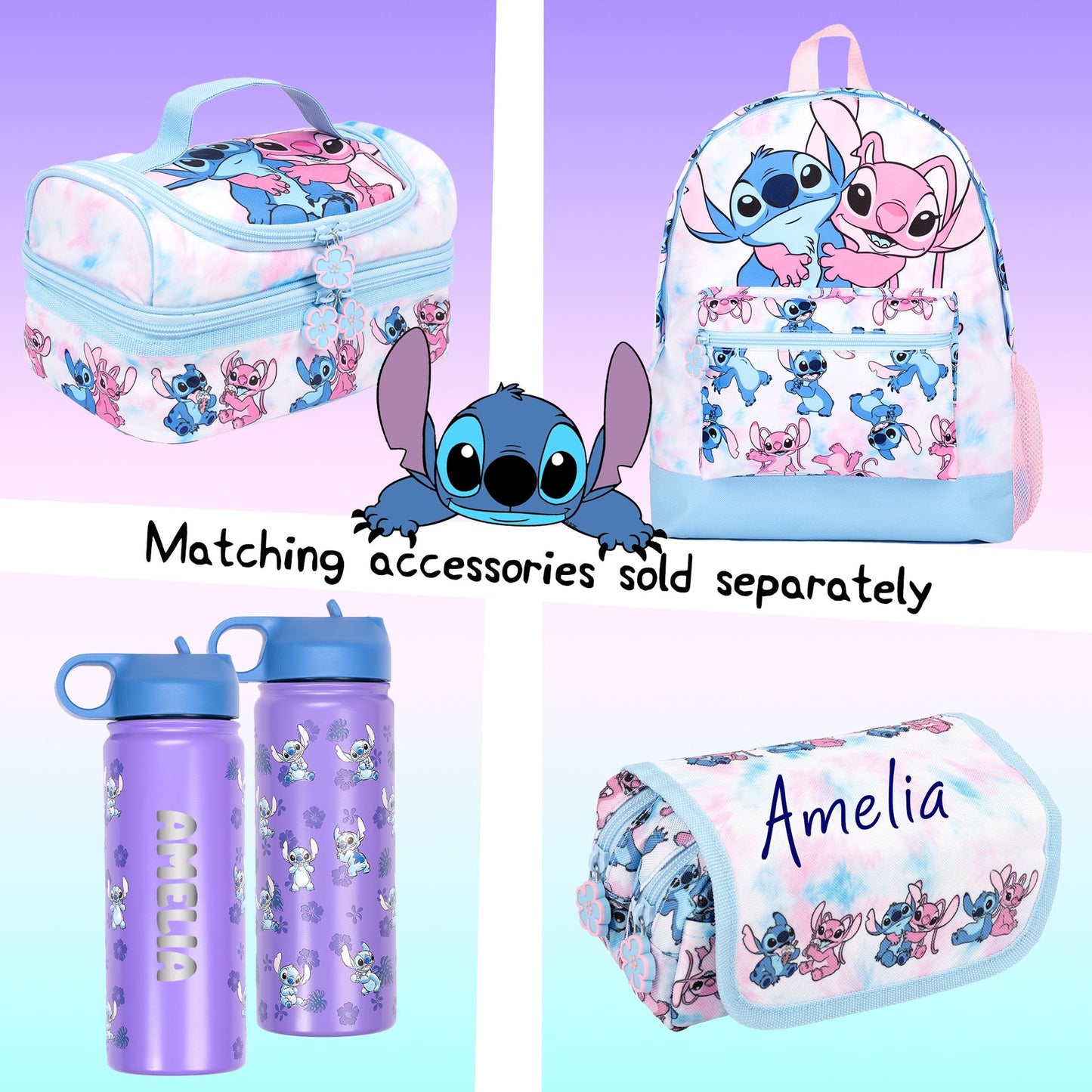 Sac à dos – Disney Stitch Girls | Tie Dye Rucksack | Fringoo