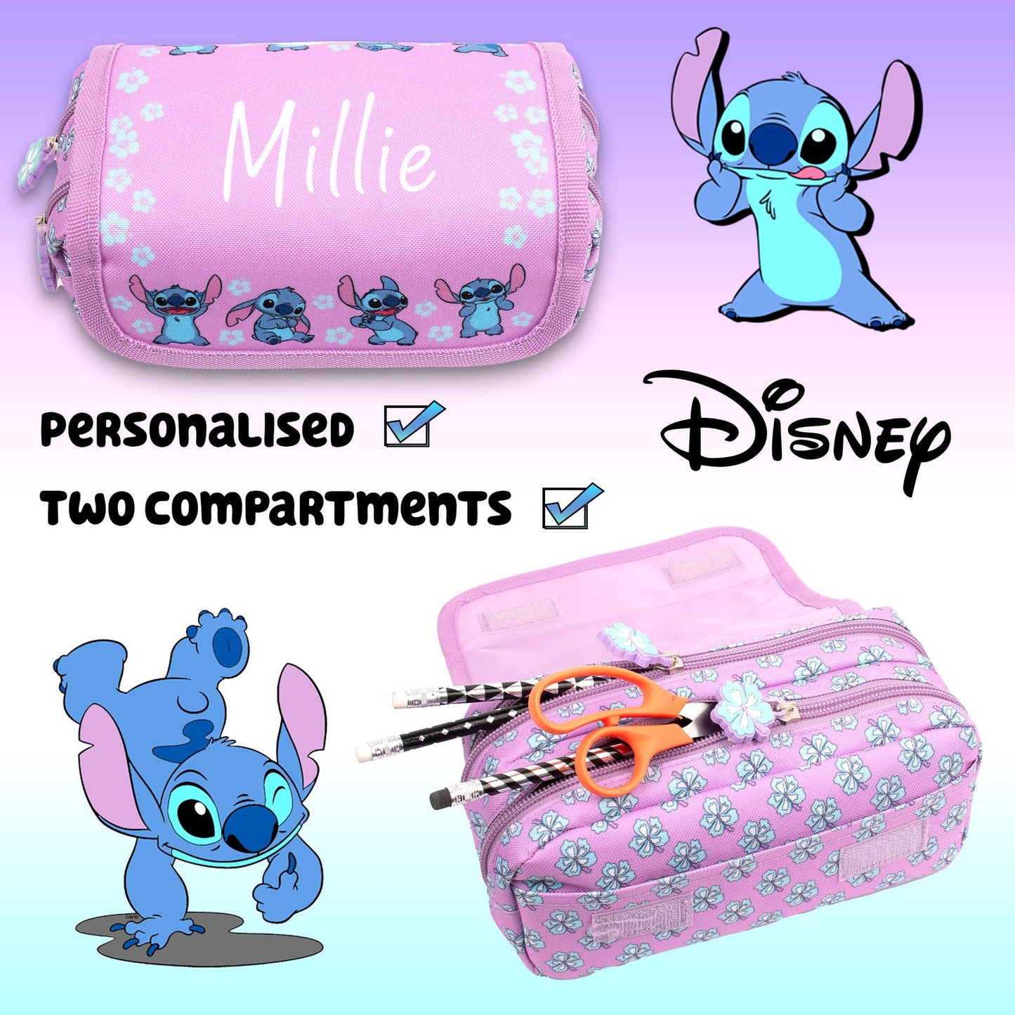 Trousse scolaire – Stitch