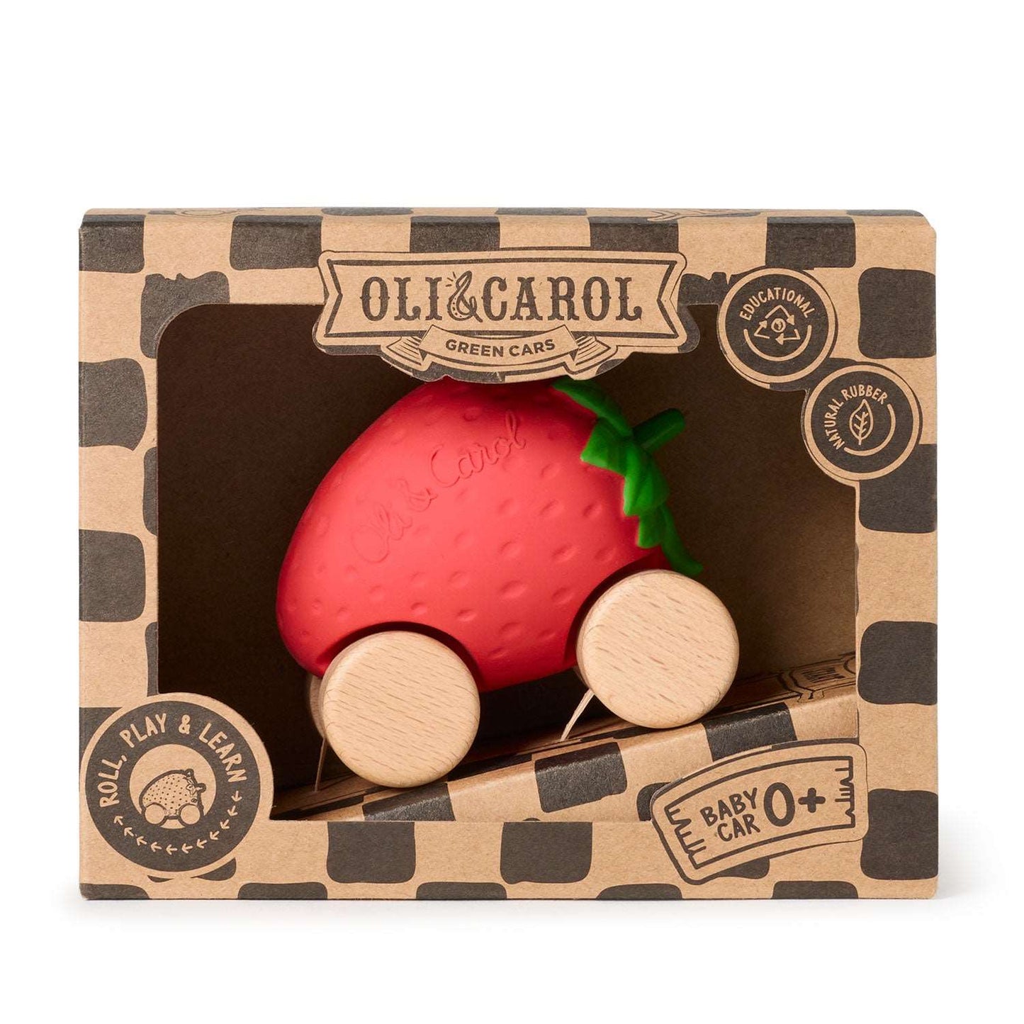 Sweetie la Fraise – Voiture-jouet bébé – vue produit 4