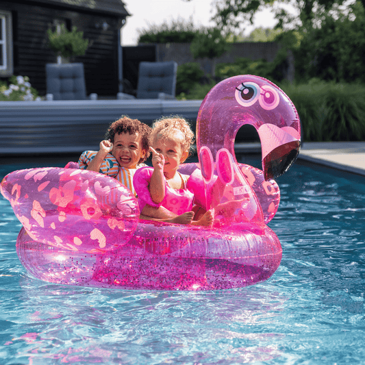 Aufblasbarer Flamingo XXL - Rosa - Dreamscape