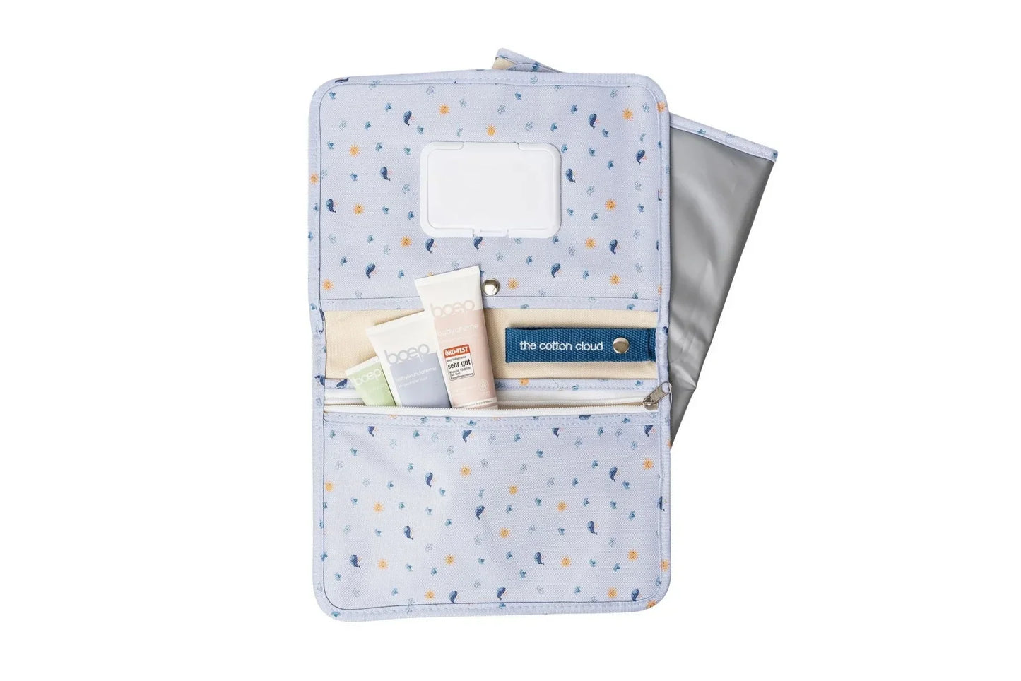 Wickeltasche mit integrierter Wickelunterlage