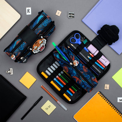Silicone Patch Tiger Trousse scolaire