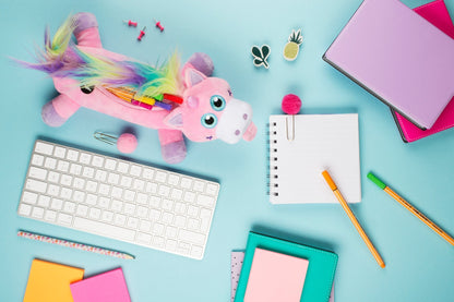 Licorne rose Trousse scolaire