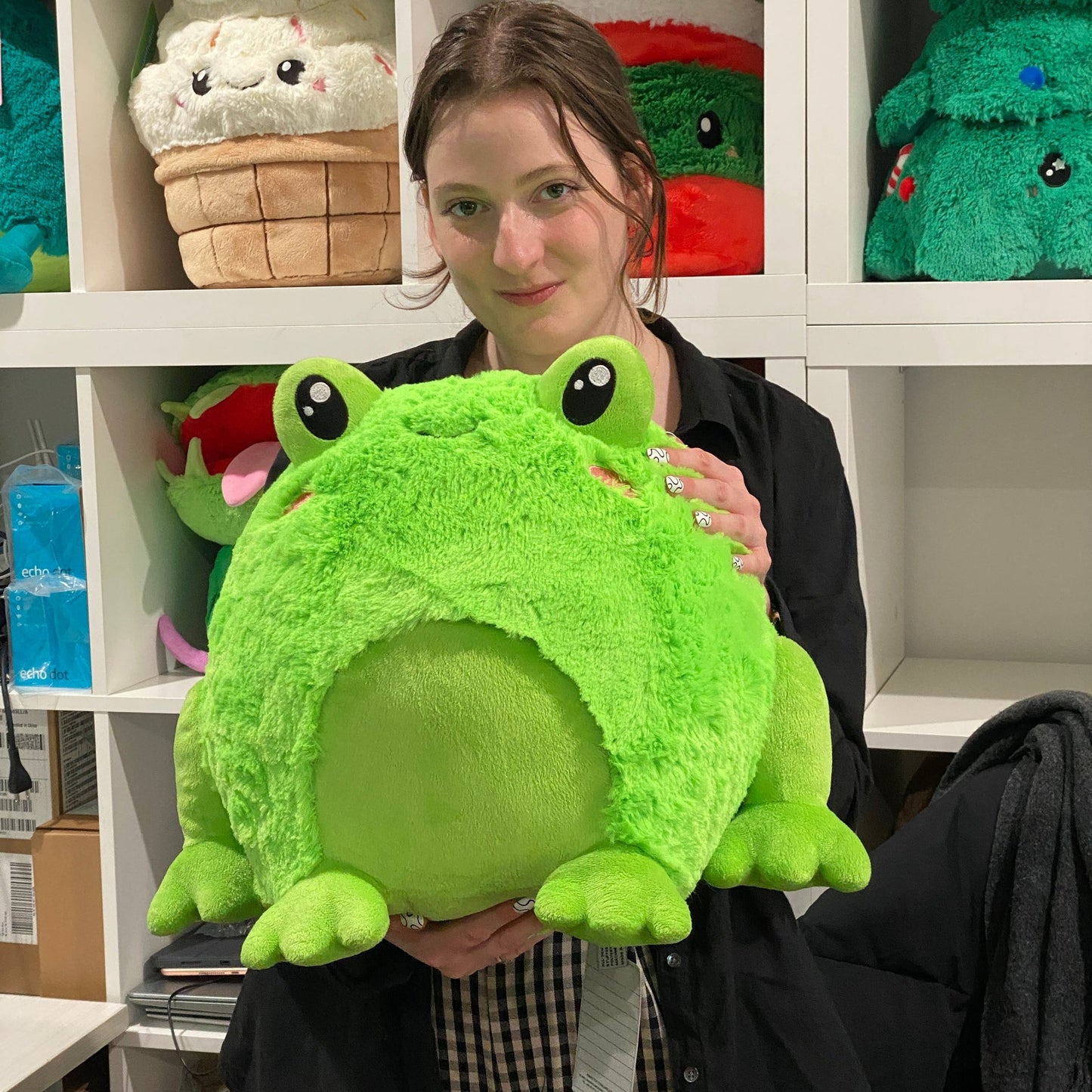 Peluche Squishable – Grenouille
