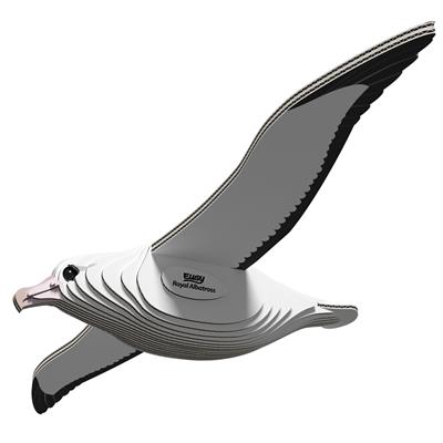 Eugy 3D Modèle: OISEAU / ALBATROS ROYAL 12,2x31,9x3,2cm, en carton, en boîte, 6+