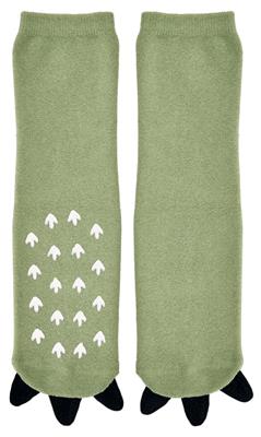 Dino: CHAUSETTES ANTIGLISSE DINO, taille de chaussure 26-42, crampons antidérapants en silicone et phosphorescentes