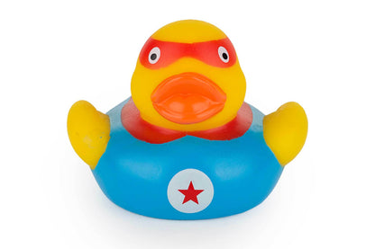 Superhero rubber duck