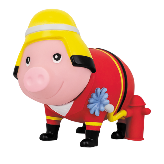 Feuerwehrmann Schwein