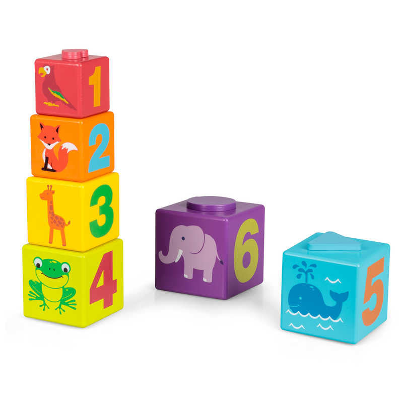 Cubes de Construction Empilables