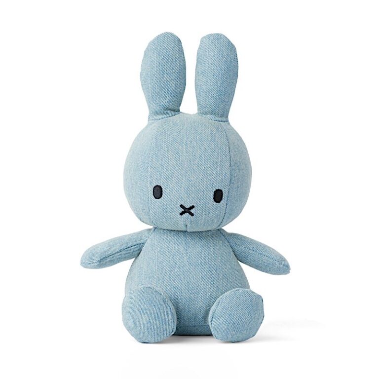 Miffy Denim Clair 23cm Bon Ton Toys - OFCK.fr