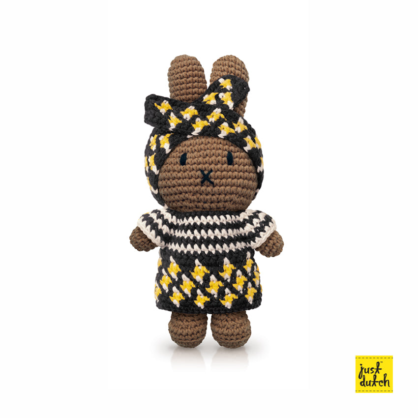 Doudou Miffy Afro-Outfit Just Dutch - OFCK.fr